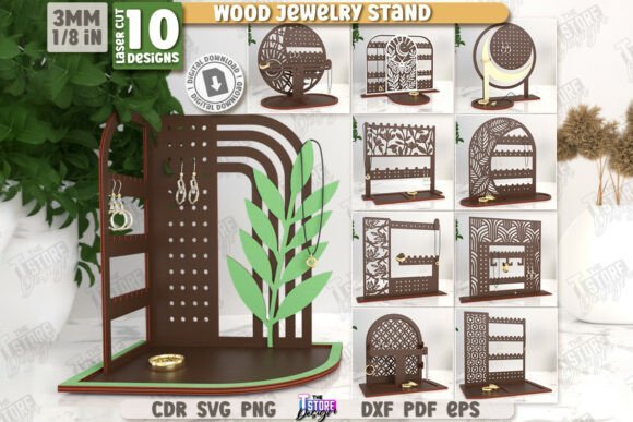 Exhibidor De Joyas Creativo Digital